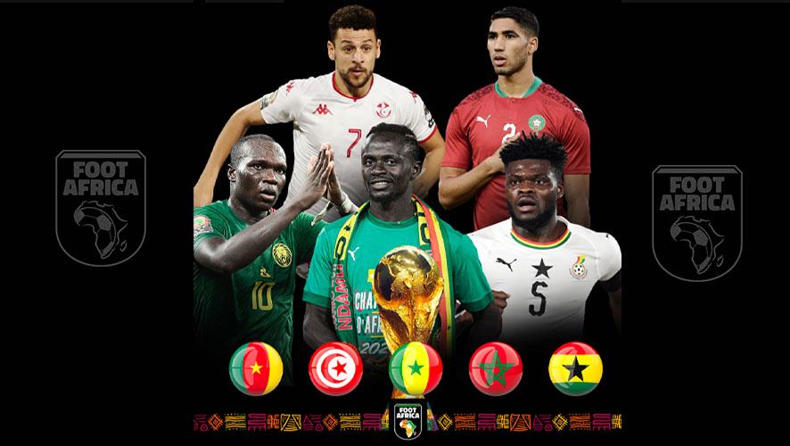 Coupe du monde Qatar 2022: les représentants africains sont connus